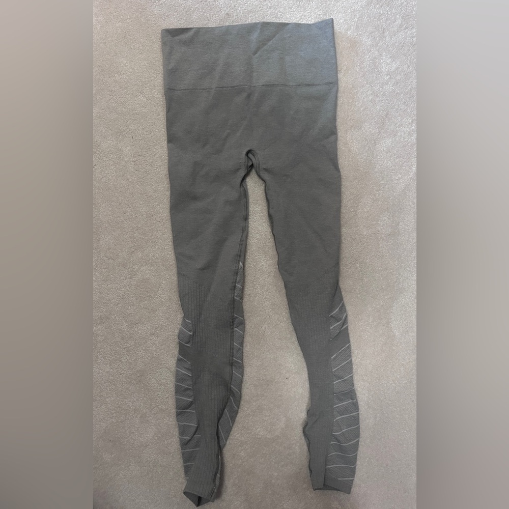 BLANQI dove grey maternity support leggings- hipster contour